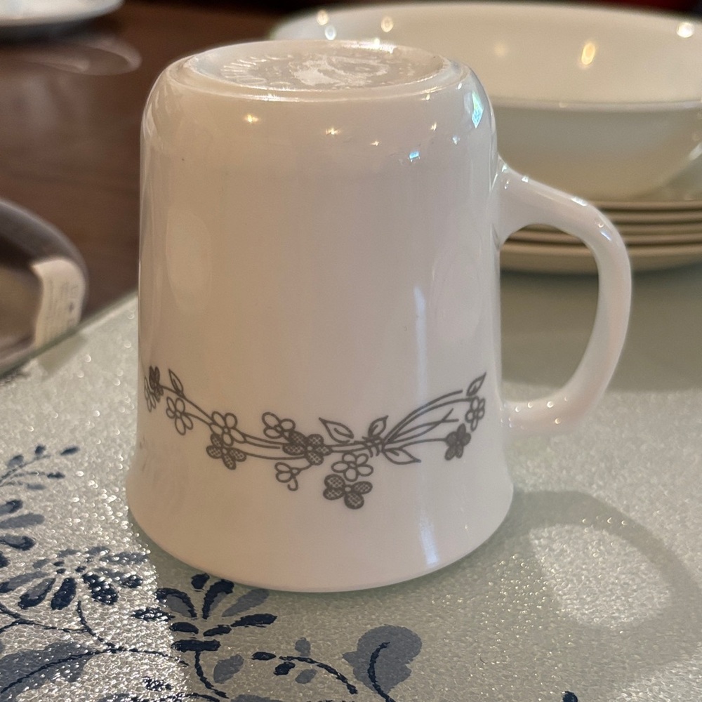 Charming Floral White Mug